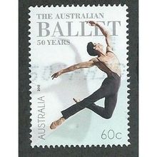 AUS 2012 60c '50TH ANN OF AUSTRALIAN BALLET' FINE USED (EBID36-749