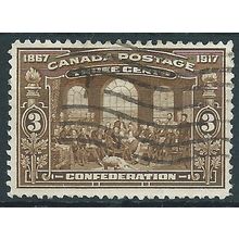 Canada 1917 SG244 3c Bistre-Brown Good Used ....