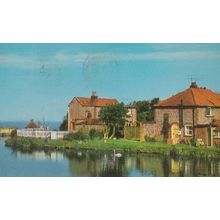 Mill House & Pond Mundesley Norfolk 1960s Postcard