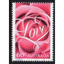 Australia 2014 Romance - Pink Rose 60c Sheet Used