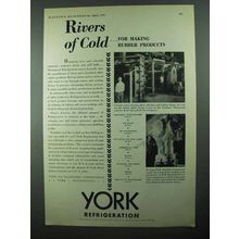 1931 York Refrigeration Ad - Rivers of Cold