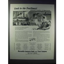 1948 Mercantile-Commerce Bank and Trust Company Ad
