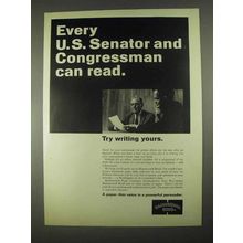 1967 Hammermill Bond Paper Ad - U.S. Senator