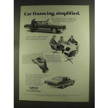 1972 GMAC Financing Ad - Car Financing Simplified