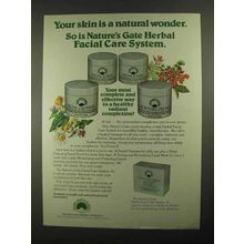1981 Nature's Gate Herbal Facial Care System Ad