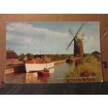 HORSEY STAITHE AND MILL HOUSE, NORFOLK. used postcard by J Salmon 1970 pm =