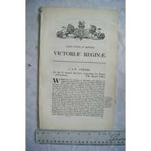 1843 Act of Parliament: Duties of Coroners