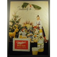 1951 Miller High Life Beer Advertisement
