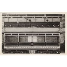 Salford Corporation Tramways Plain Back Photo Postcard