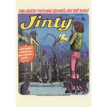 Haunted House Of Horror Jinty 1970s Girls Comic Book Postcard