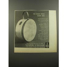 1953 Mark Cross Jaunt Box Advertisement