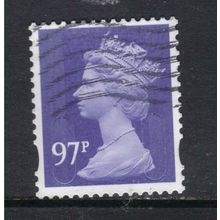 GB 2014 QE2 97p Bluish Violet security Machin ( M14L ) SG U2932 ( K935 )