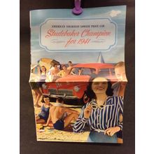 America's Smartest Lowest Price Car Studebaker Champion for 1941 Sales Brochure