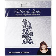 Tattered Lace. Wild Flower Flourish Die Set. Die Cutting Cardmaking Scrapbooking