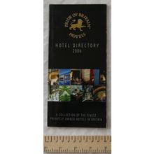 2006 Pride of Britain Hotel Directory, Finest Privately Owned Hotels in Britain