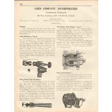 coen company 1931 combustion engineers oil gas burners vintage catalog
