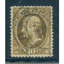 Used 209 10c Thomas Jefferson Very Fine Q3521