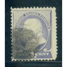 Used 212 1c Benjamin Franklin Fine M01328