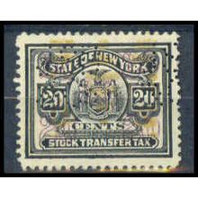 Used Revenue 20c N.Y. Stock Transfer Very Fine WA2770