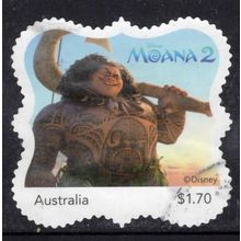 2025: DISNEY, MOANA 2, PART 2, $1.70 USED SELF-ADHESIVE MYSTAMP. 017