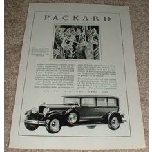 1929 Packard Car Ad, Crusaders NICE!!