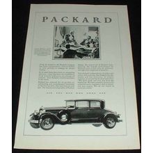 1929 Packard Car Ad, James Monroe NICE!!
