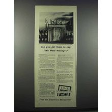 1944 Time Magazine Ad - Get them to Say We Were Wrong