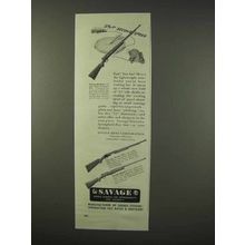 1947 Savage Model 6, Model 4, Model 29 Rifle Ad