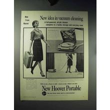 1960 Hoover Portable Vacuum Cleaner Ad - New Idea