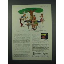 1960 Hormel SPAM Meat Ad - Haven't Had Seconds Yet