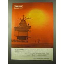 1966 Hughes Aircraft 3-D Radar Ad - Big E Sees in 3-D