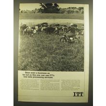 1966 ITT Data Services Division Ad - A Business As Far Out as this One