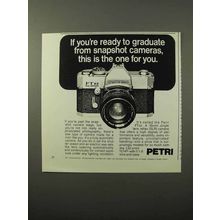 1973 Petri FTEE Camera Ad - Graduate From Snapshot