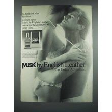 1988 English Leather Musk Cologne Ad - Field Test