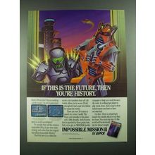 1988 Epyx Impossible Mission II Software Ad - If This is the Future