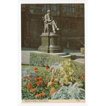 Darwin's Statue Shrewsbury Shropshire Postcard S2020
