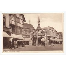 The Poultry Cross Salisbury Wiltshire Postcard 75362