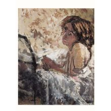 Walter Sickert Oueillade Painting Postcard