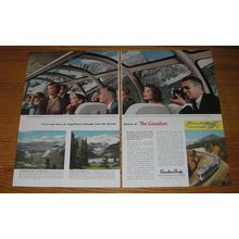 1957 Canadian Pacific Railway Ad - You'll see more of magnificent Canada