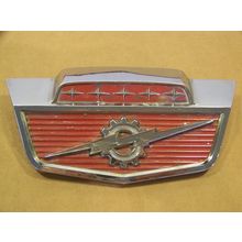 1961 - 67 FORD SIX CYLINDER TRUCK HOOD EMBLEM ORNAMENT C4TB-16607-A 62 63 64 65