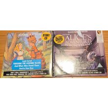 Alice in Wonderland & Through the Looking Glass DVD Audiobook Set Promo Kids