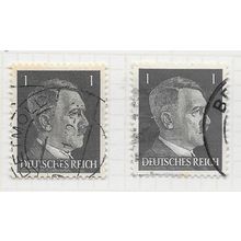 GERMANY 1941 HITLER HEAD 1Pf SHADE POSTMARK U-PICK CHOOSE FROM STAMPS Mi 781