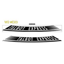 2 x Campervan Motorhome Decal Talbot Express DECAL, GRAPHIC, STICKER #D23