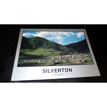 SILVERTON COLORADO BIRD'S EYE VIEW GLOSSY 5X7 POST CARD
