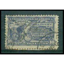 Used E11 10c Messenger on Bicycle Fine WA0993
