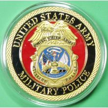 US Army, Military Police. Challenge Coin. 1.50". 67b.