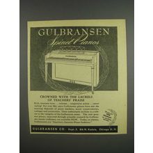 1946 Gulbransen Piano Ad - crowned with the laurels of teachers' praise