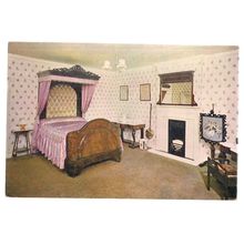 BRIDAL CHAMBER, GRETNA HALL HOTEL unused vintage postcard by J. Arthur Dixon =