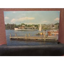 BOWNESS BAY, LAKE WINDERMERE, CUMBRIA. unused postcard. by Sanderson & Dixon =