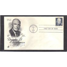 FDC Art Craft 1393 6c Dwight Eisenhower (Cachet-U/A) CV39326